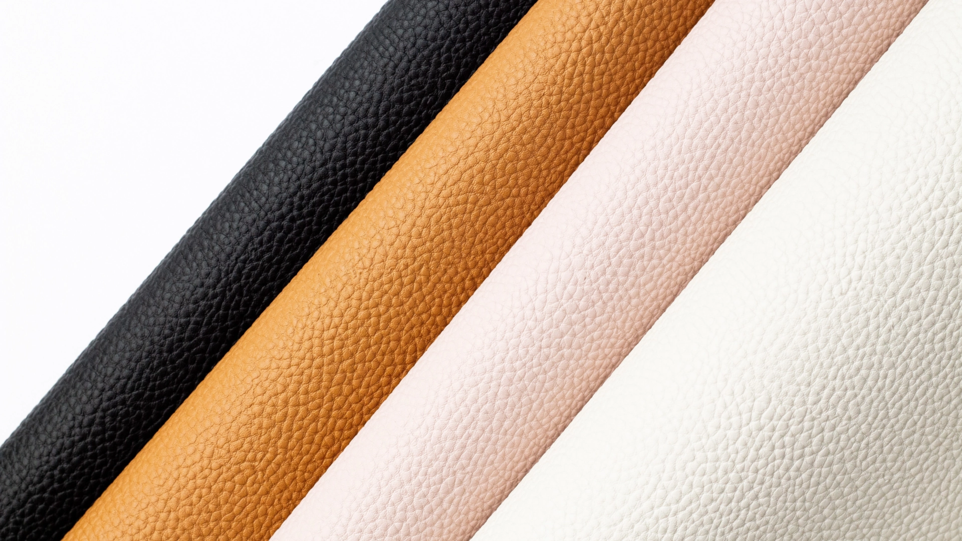 Diferentes cores de um laminado sintético