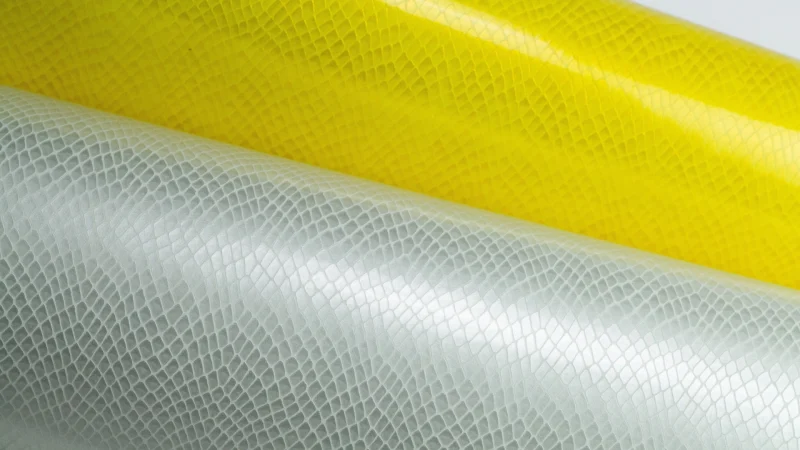 Diferentes cores de um laminado sintético